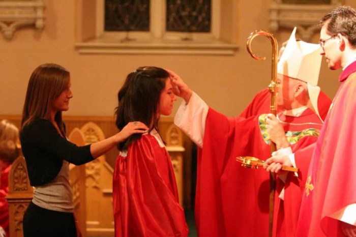 Roman catholic rite of confirmation