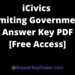 Limiting government icivics answer key pdf