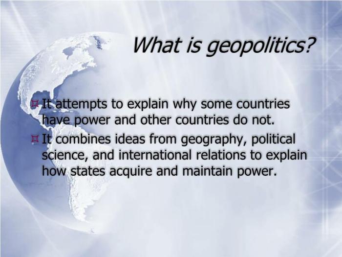 Geopolitics ap human geography example